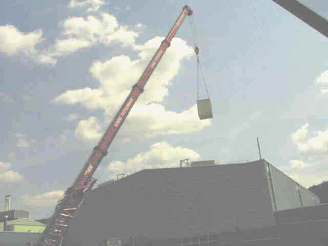 Montage eines Gieserreiabluftger�tes